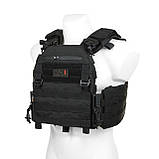 Плитоноска МІЦЬ 3.0 з функцією швидкого скидання Чорна (PLATE CARRIER) MOLLI, фото 6