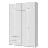 Шафа розпашна с антресолью Doros Лукас 160х50х240 см Білий (DRS-011193), фото 2