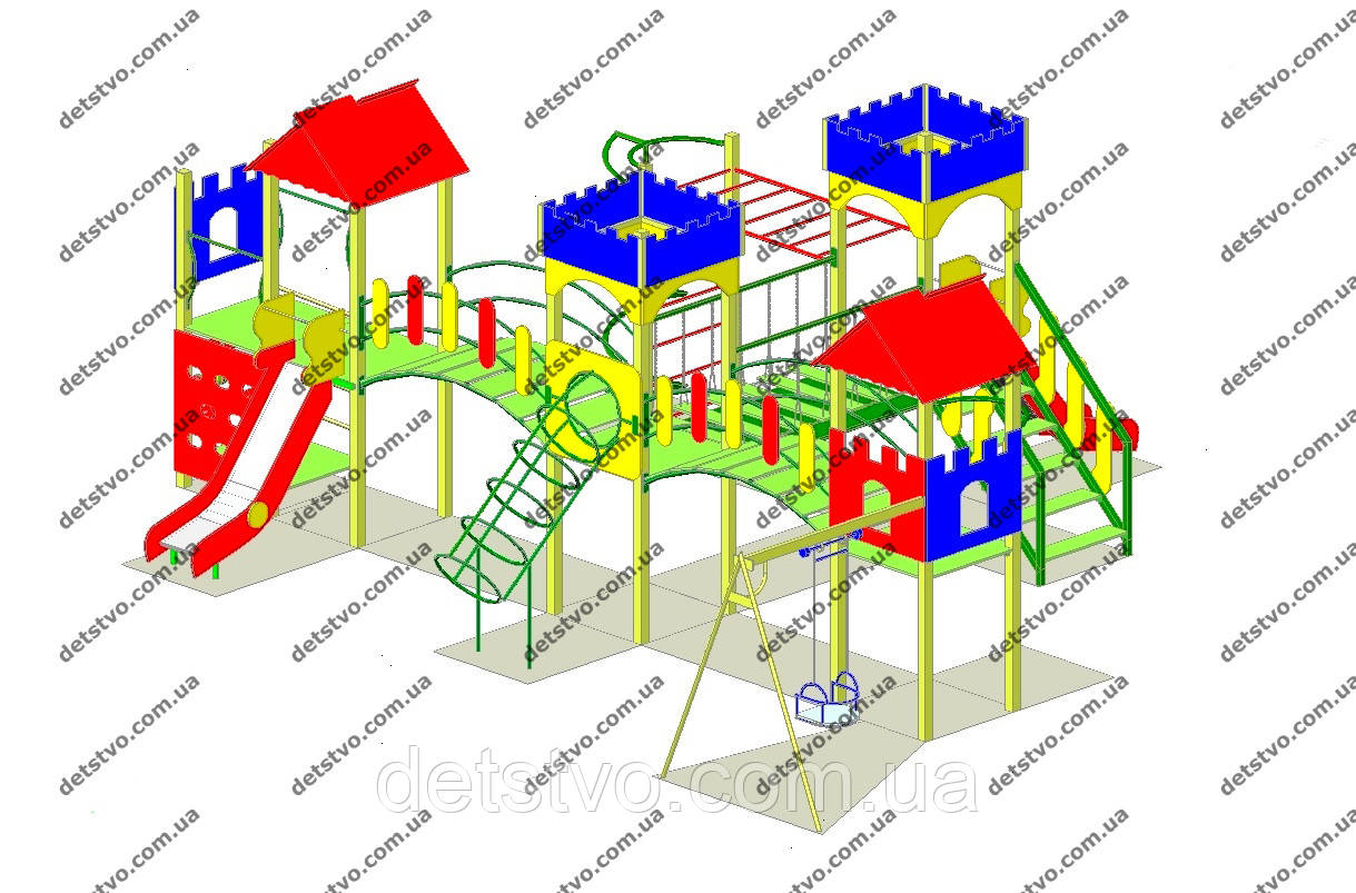 Дитячий ігровий комплекс "Четвірка максі", фото 1