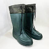 Робоче взуття для чоловіків, Стильні гумові черевики осінь-зима, Гумові чоботи спеціальні AO-84, фото 3