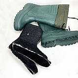 Чоботи з гуми для чоловіків, Чоловічі стильні гумові чоботи Активні чоловічі для риболовлі AJ-52, фото 9