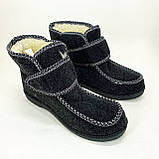 Бабушці бурки жіночі 39р 25см, Калоші жіночі, Чоботи черевики жіночі зимові Домашні чуни WZ-14, фото 5