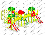 Дитячий ігровий комплекс "Чотири башти", фото 4