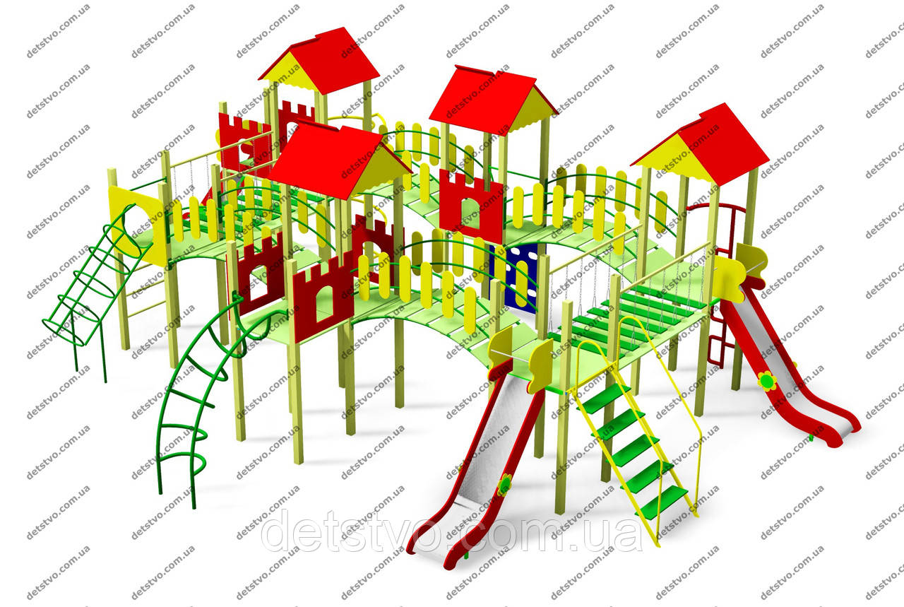 Дитячий ігровий комплекс "Місто Плюс", фото 1