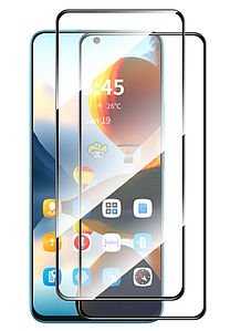 Захисне скло 2 шт CDK для Xiaomi Poco M6 4G | 3D Full Glue (022488) (black)