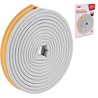 Ущільнювач для вікон і дверей самоклейний Weikan 9 мм х 6 мм х 6 м (R35866)