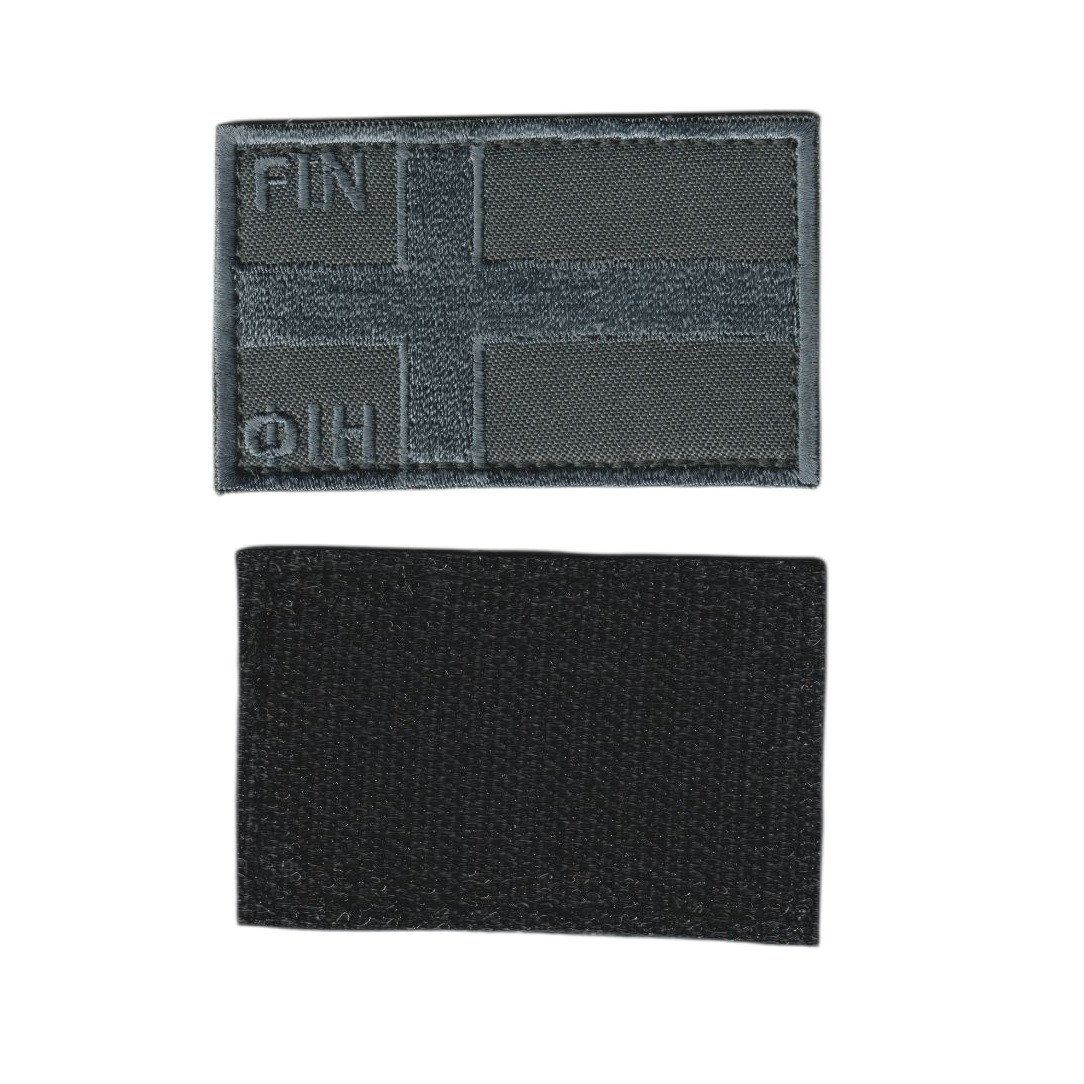 Шеврон ЗСУ, військовий / армійський, Фінляндія прапор, на липучці, 5 см * 8 см, фото 1