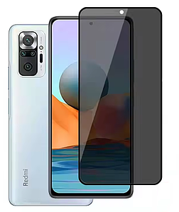 Захисне скло DK для Xiaomi Redmi Note 9S | 3D Антишпион Full Glue (022489) (black)