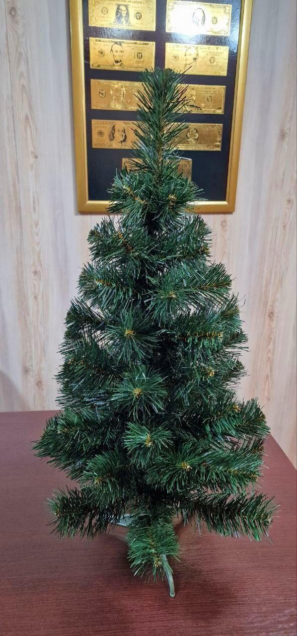 Ялинка ПВХ звичайна зелена, 0.75 м, фото 1