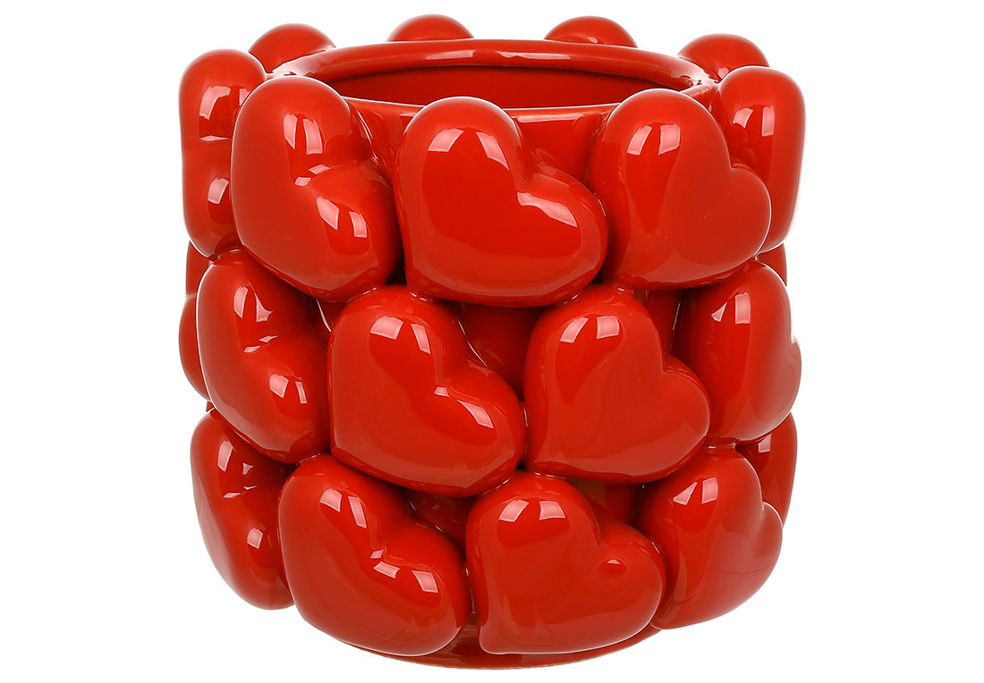 Ваза порцелянова Heart D21*20см ТОВАР ВІД ВИРОБНИКА