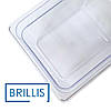 Гастроємність BRILLIS із полікарбонату GN 1/2-200 мм, прозора, фото 4