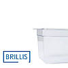 Гастроємність BRILLIS із полікарбонату GN 1/3-150 мм, прозора, фото 3