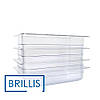 Гастроємність BRILLIS із полікарбонату GN 1/3-150 мм, прозора, фото 5