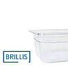 Гастроємність BRILLIS із полікарбонату GN 1/4-100 мм, прозора, фото 3