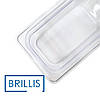 Гастроємність BRILLIS із полікарбонату GN 1/4-100 мм, прозора, фото 4