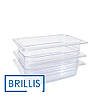 Гастроємність BRILLIS із полікарбонату GN 1/4-100 мм, прозора, фото 6