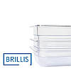 Гастроємність BRILLIS із полікарбонату GN 1/4-100 мм, прозора, фото 7