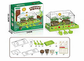 Дитячий набір для садівництва теплиця насіння садові інструменти ґрунт горщики лійка (HX301)