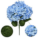 Штучні квіти букет штучна гортензія декор, 48см, фото 5
