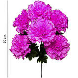 Штучні квіти букет гвоздики, 50см, фото 3