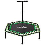 Фітнес-батут із ручкою шестикутний 127 см Let`sGo LG71550FT/2, фото 5