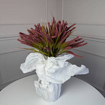 Добавка декоративний лисохвіст бордовий, 34 см , 7 гілок