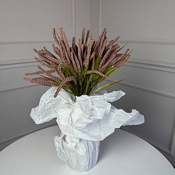 Добавка декоративний лисохвіст капучино, 34 см , 7 гілок