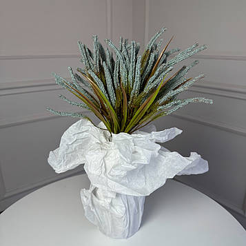 Добавка декоративний лисохвіст голубий, 34 см , 7 гілок