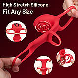 Насадка на пеніс RoseX Dual Vibe Ring, фото 3