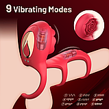 Насадка на пеніс RoseX Dual Vibe Ring, фото 9