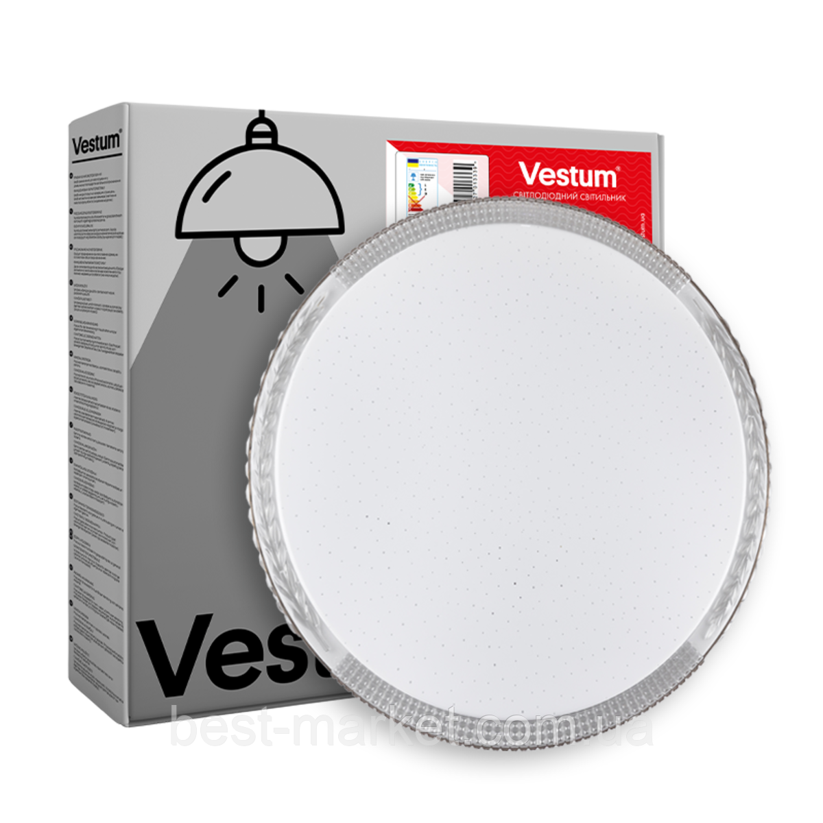 CRYSTAL зоряне небо 36W 395*60мм 4000К 2900Lm без пульта верба, фото 1