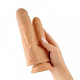 Подвійний фалоїмітатор із вібрацією Double Ecstasy, фото 3