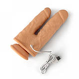 Подвійний фалоїмітатор із вібрацією Double Ecstasy, фото 4