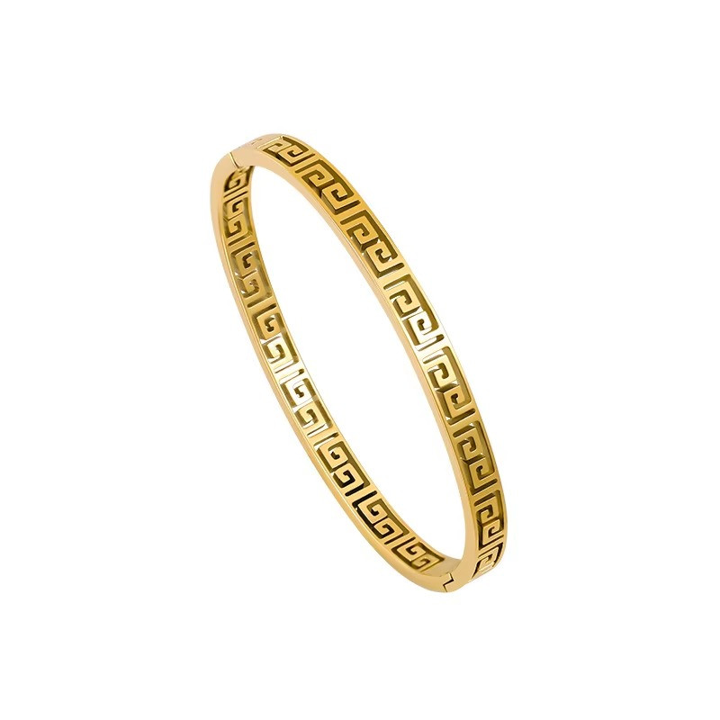 Браслет металевий "Great Wall" золотистий, фото 1