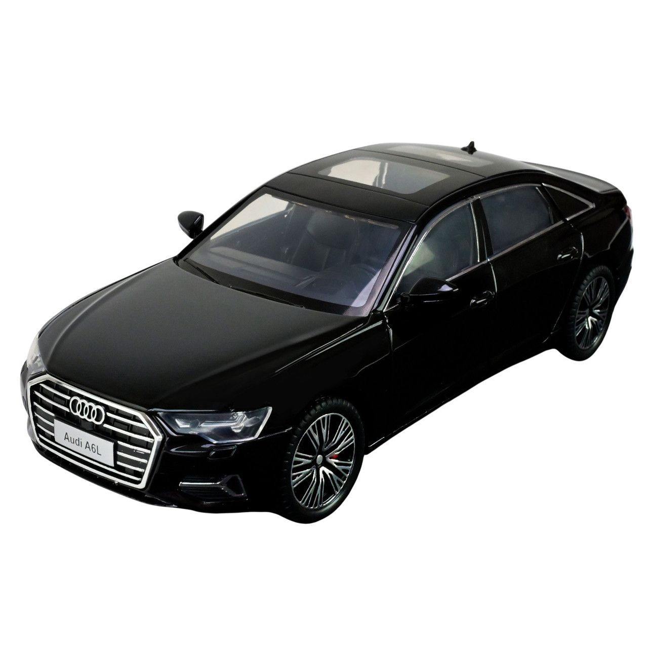 Машина метал AUDI A6L Ауді чорна 1:24 світло звук 20,5*8*7см (AP7754), фото 1