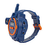 Дитячі годинники-рації Walkie Talkie 2 шт — синій і рожевий, акумуляторні, з компасом, фото 8