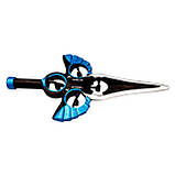 Радіокерований дрон Flying Sword RC 2025 синій — 4-осний трюковий літак з трюками 360°, фото 3