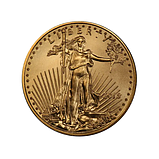 Золота монета 10$ Liberty 2015 «Американський орел» — 1/10 унції чистого золота, інвестиційна та колекційна монета, фото 3