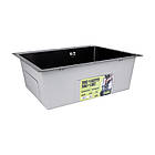 Lidz Handmade H6050HB Мийка для кухні інтегрована Decor Black PVD Honeycomb 2,5/0,5 мм LDH6050BDECPVD48371, фото 4