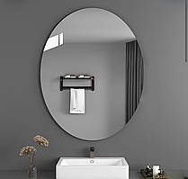 Дзеркало 7038 овал без рами з підсвіткою (50см*75см)