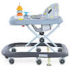 Дитячі ходунки El Camino ME 1217 PYRAMID з музикою, регулюванням висоти та тихими силіконовими колесами, фото 3