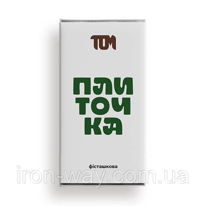 TOM peanut butter Плиточка фісташкова (100 g), фото 1