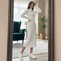 Жіночий в язаний костюм двійка з ангорі «Мустанг»