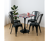 Стіл Тюльпан WM квадратний 70*70 см, фото 2