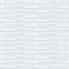Самоклеюча 3D панель 3080x700x5мм Біла Кладка SW-00001759, фото 2