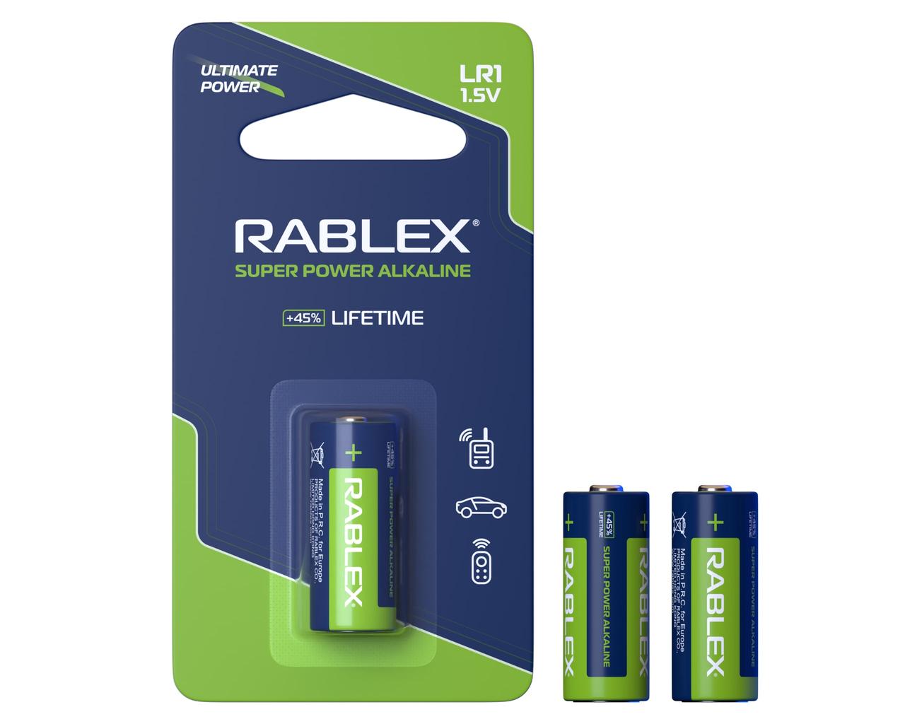 Батарейка Rablex LR1 1шт