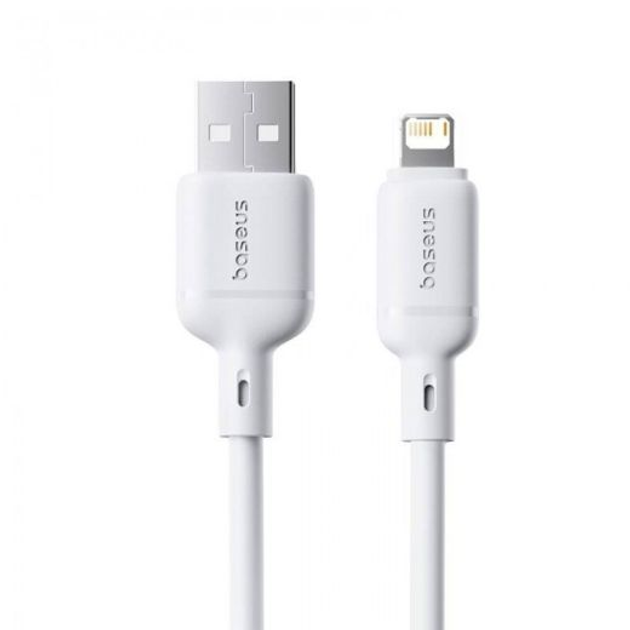 Кабель Baseus Silky Series USB to Lightning 2.4A 1m White (P10377702213-00)