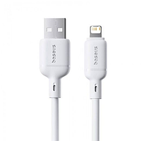 Кабель Baseus Silky Series USB to Lightning 2.4A 1m White (P10377702213-00)