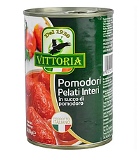 Помідори цілі 400 г ТМ VITTORIA