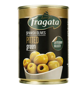 Оливки зелені без кісточки 280 г ТМ FRAGATA, фото 1